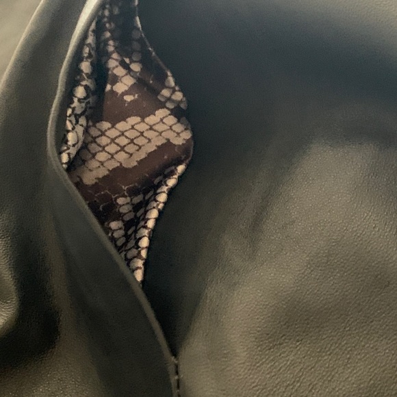 Misuri Firenze Soft Italian Grey Leather Jacket Vintage  Size 52 - Picture 8 of 12